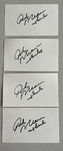 Rick mears signed index - mears,